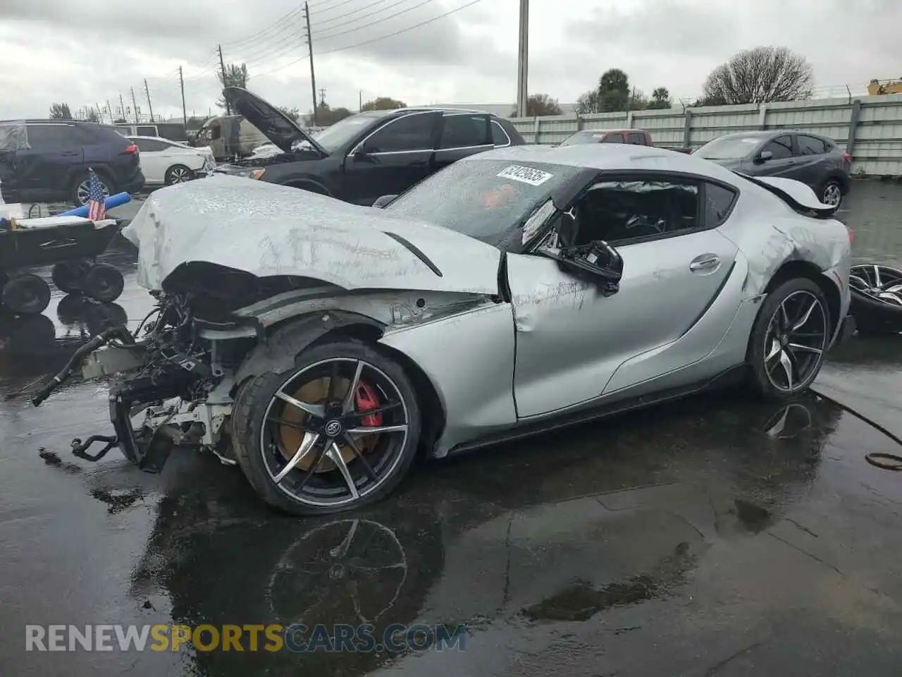 1 Photograph of a damaged car WZ1DB0C02MW042584 TOYOTA SUPRA 2021