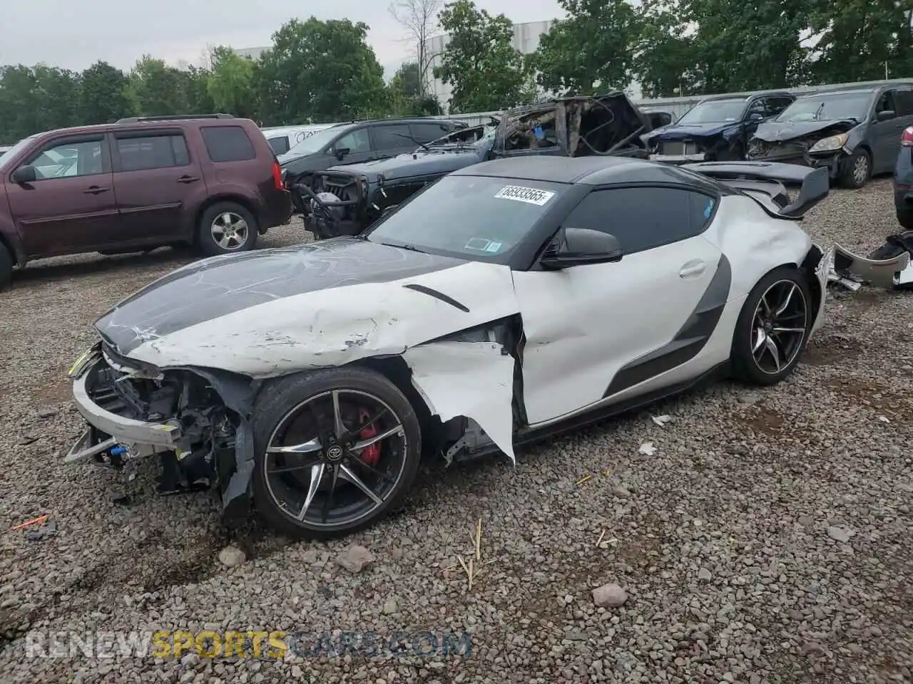 1 Photograph of a damaged car WZ1DB0C03MW041671 TOYOTA SUPRA 2021
