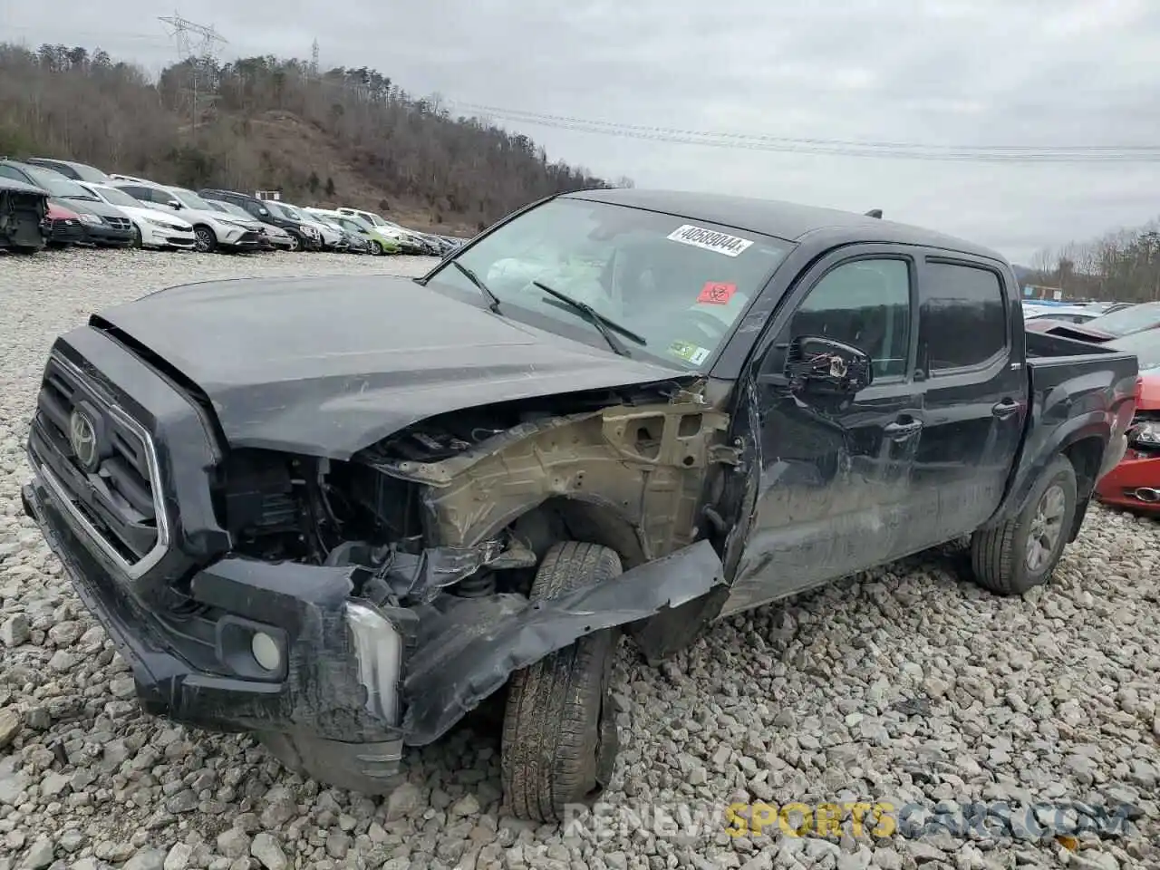 1 Photograph of a damaged car 3TMCZ5AN6KM250210 TOYOTA TACOMA 2019