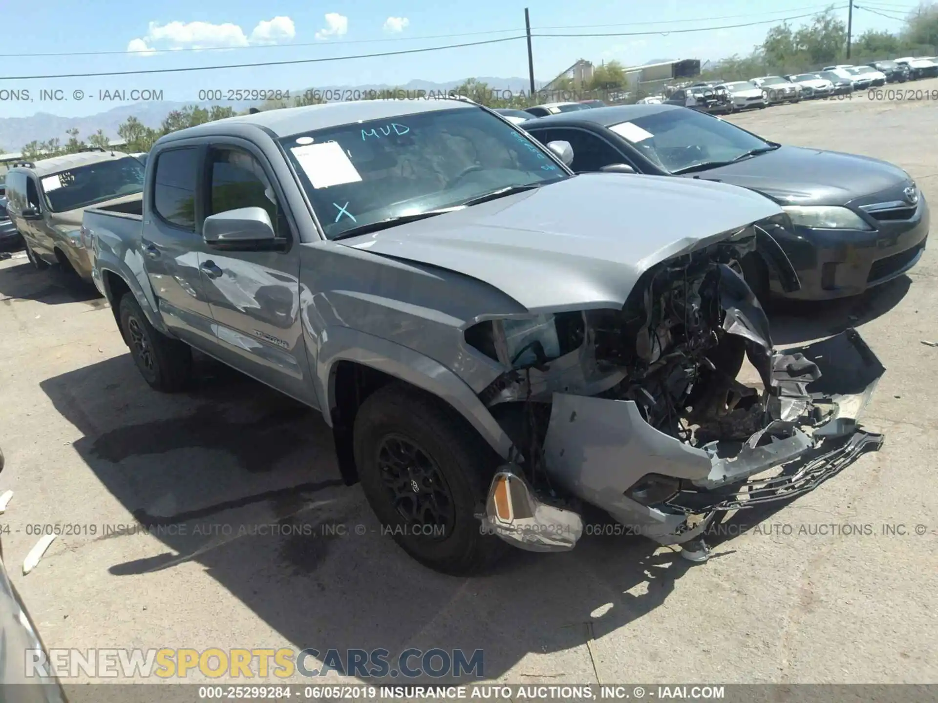 1 Photograph of a damaged car 3TMCZ5AN7KM250412 TOYOTA TACOMA 2019