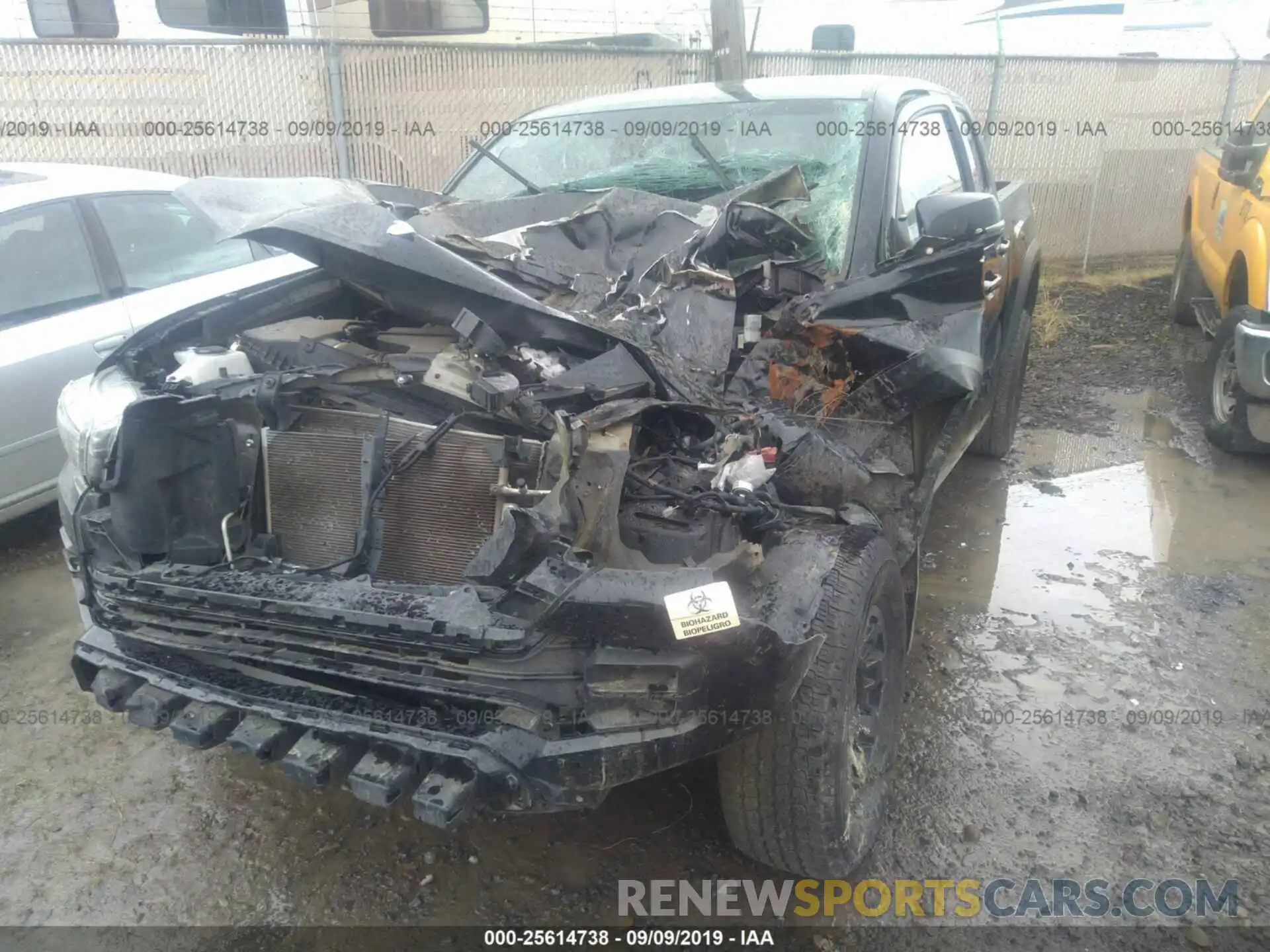 6 Photograph of a damaged car 5TFCZ5AN5KX174327 TOYOTA TACOMA 2019