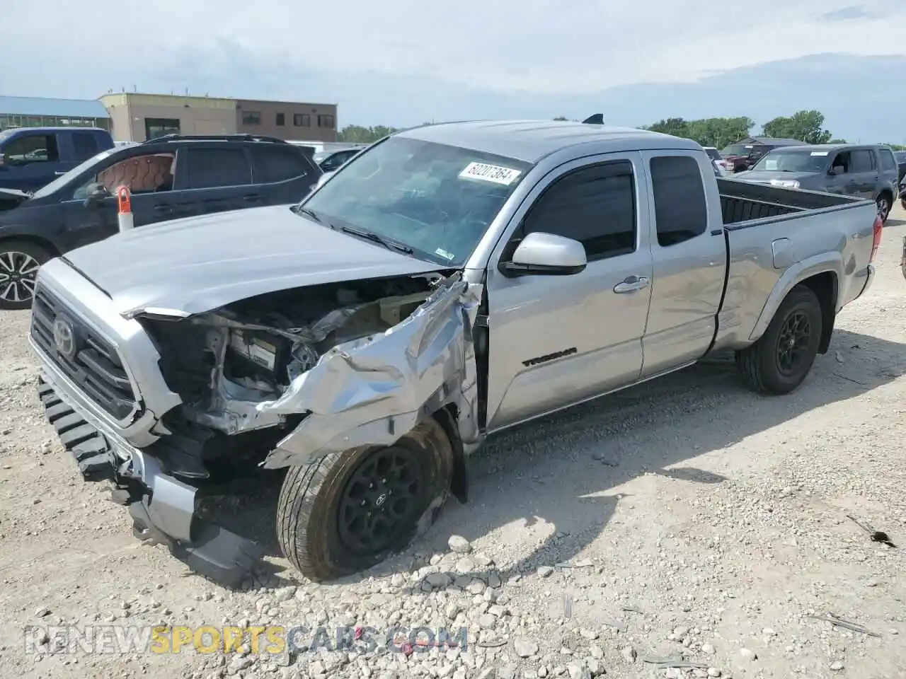 1 Photograph of a damaged car 5TFSZ5AN6KX165874 TOYOTA TACOMA 2019