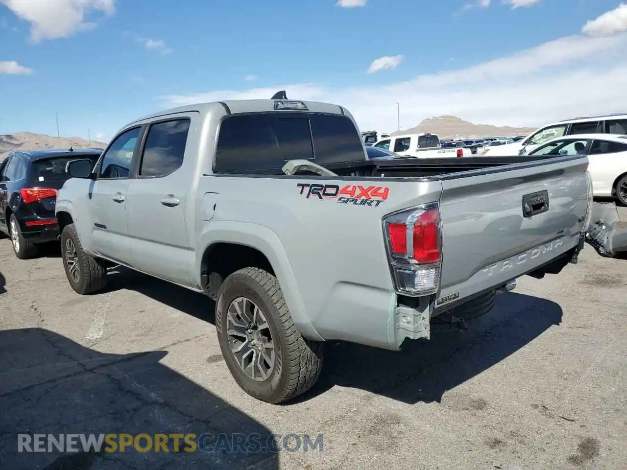 2 Photograph of a damaged car 3TMCZ5AN8LM361150 TOYOTA TACOMA 2020