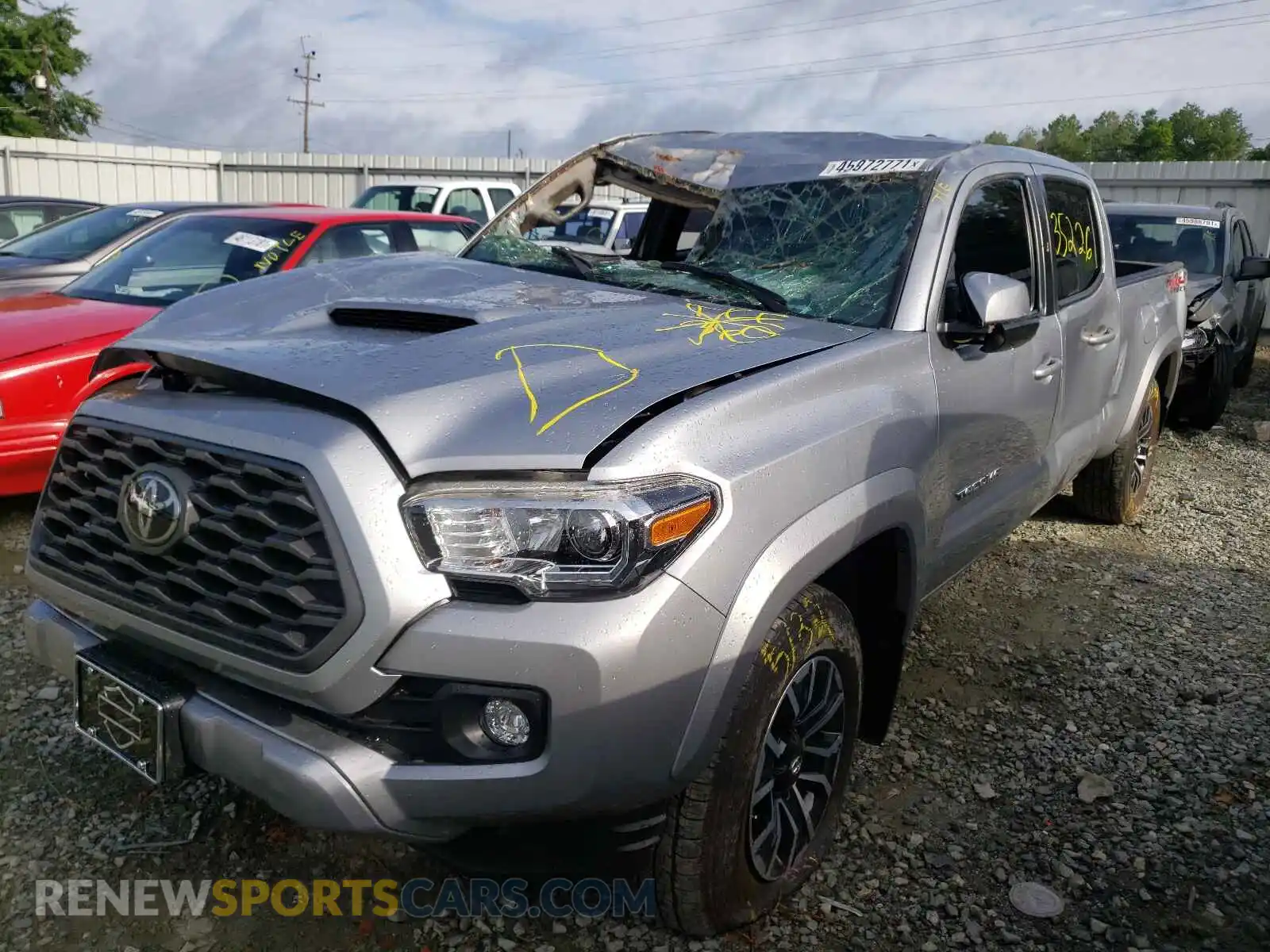 2 Фотография поврежденного автомобиля 3TMDZ5BN7LM086339 TOYOTA TACOMA 2020