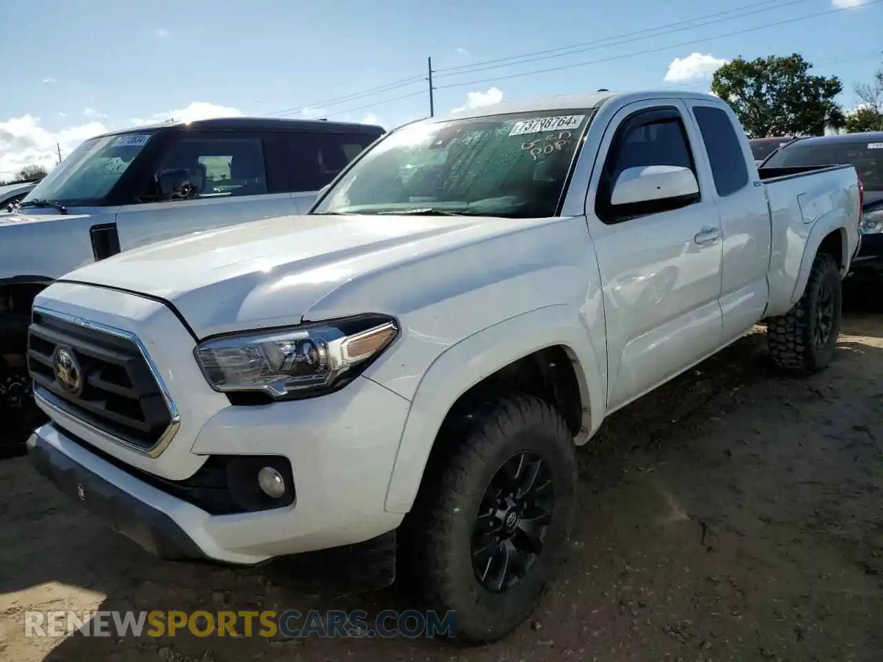 1 Photograph of a damaged car 3TYRZ5CN8LT000609 TOYOTA TACOMA 2020