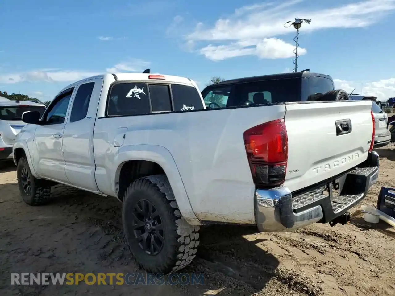 2 Photograph of a damaged car 3TYRZ5CN8LT000609 TOYOTA TACOMA 2020
