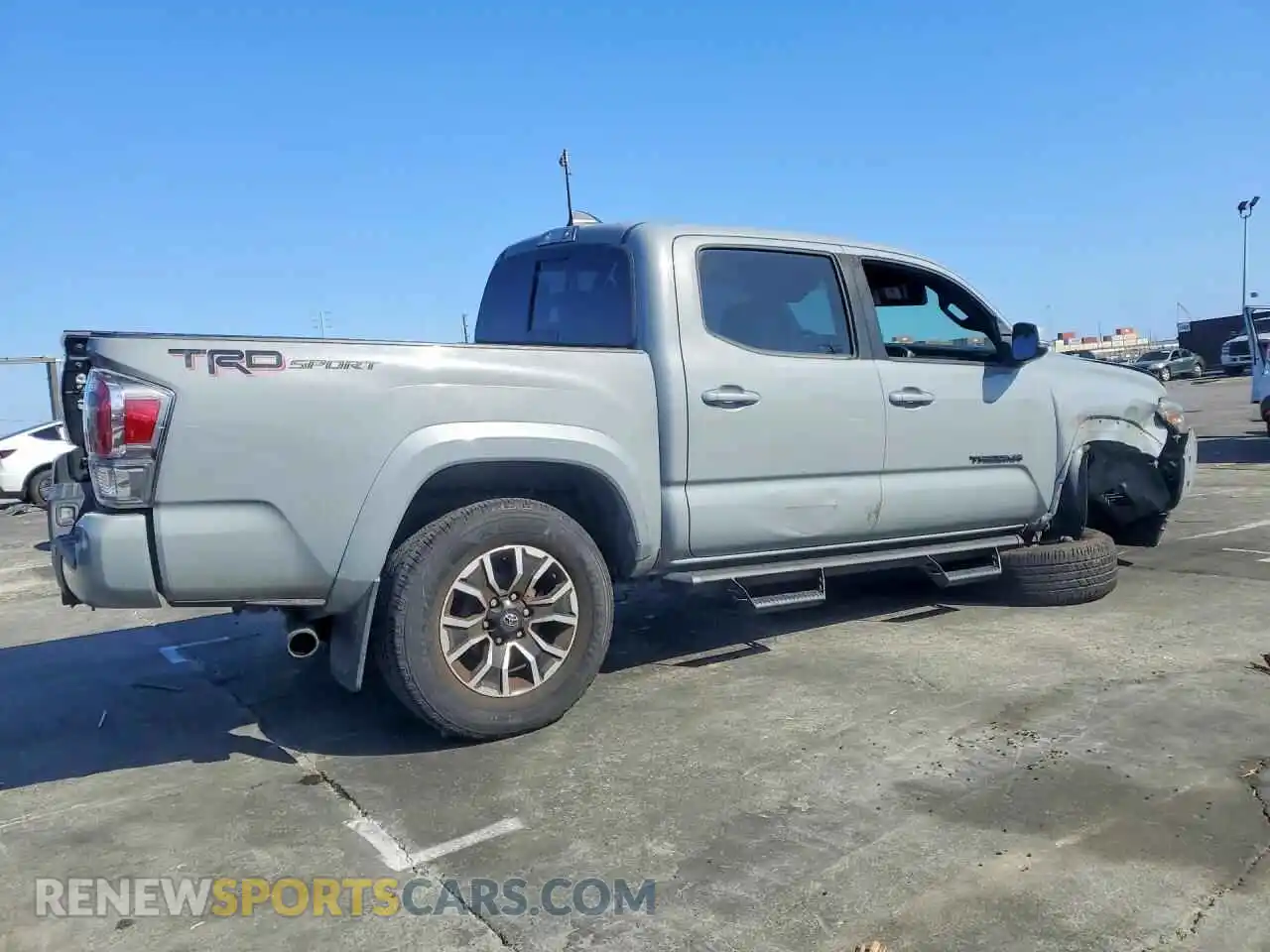 3 fotografías del automóvil dañado 3TMAZ5CN6MM146971 TOYOTA TACOMA 2021