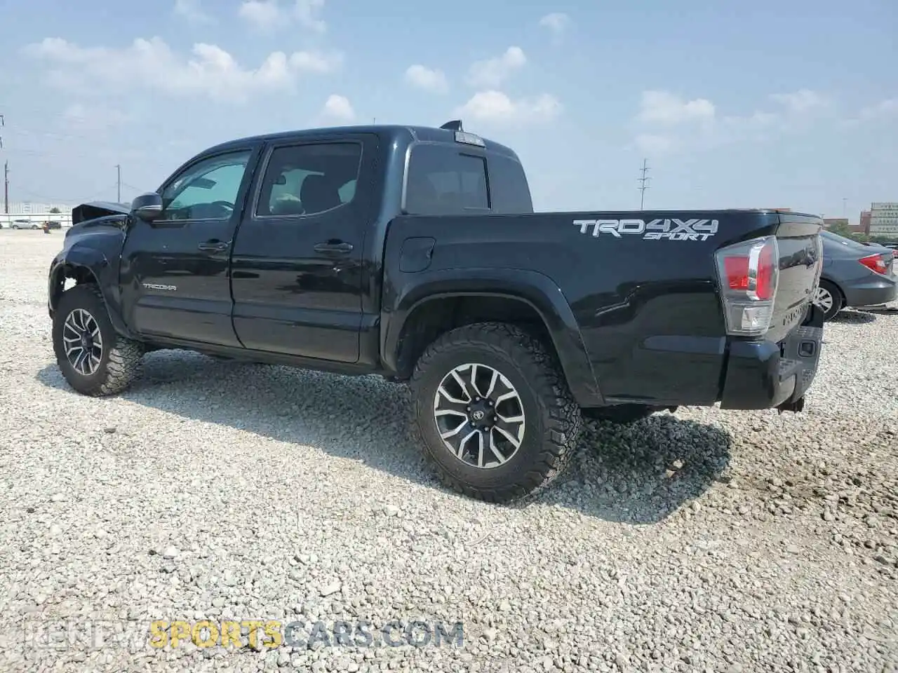 2 fotografías del automóvil dañado 3TMCZ5AN0MM369910 TOYOTA TACOMA 2021