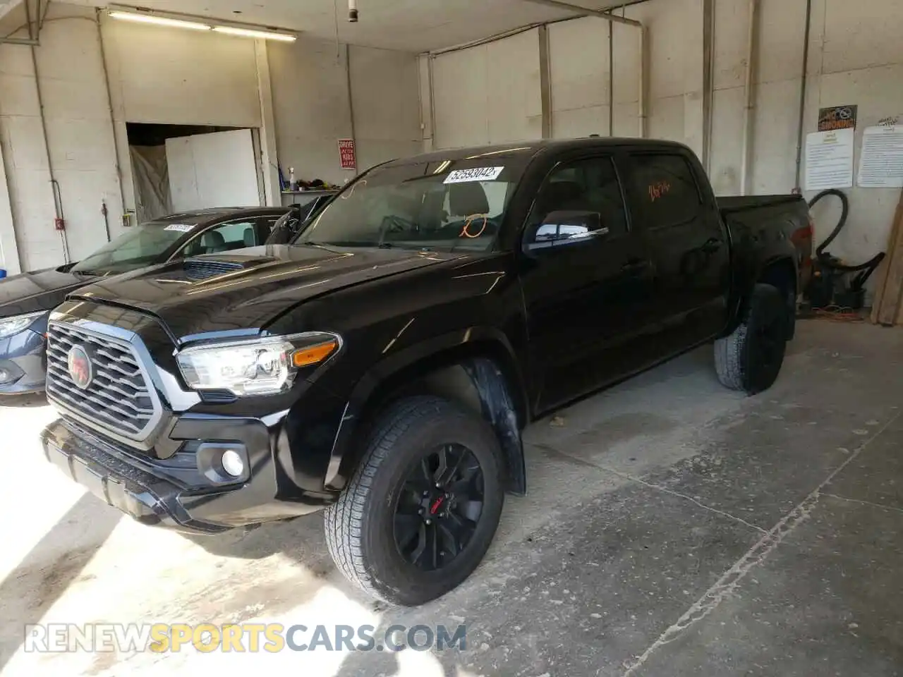 2 Photograph of a damaged car 3TMCZ5AN0MM380048 TOYOTA TACOMA 2021