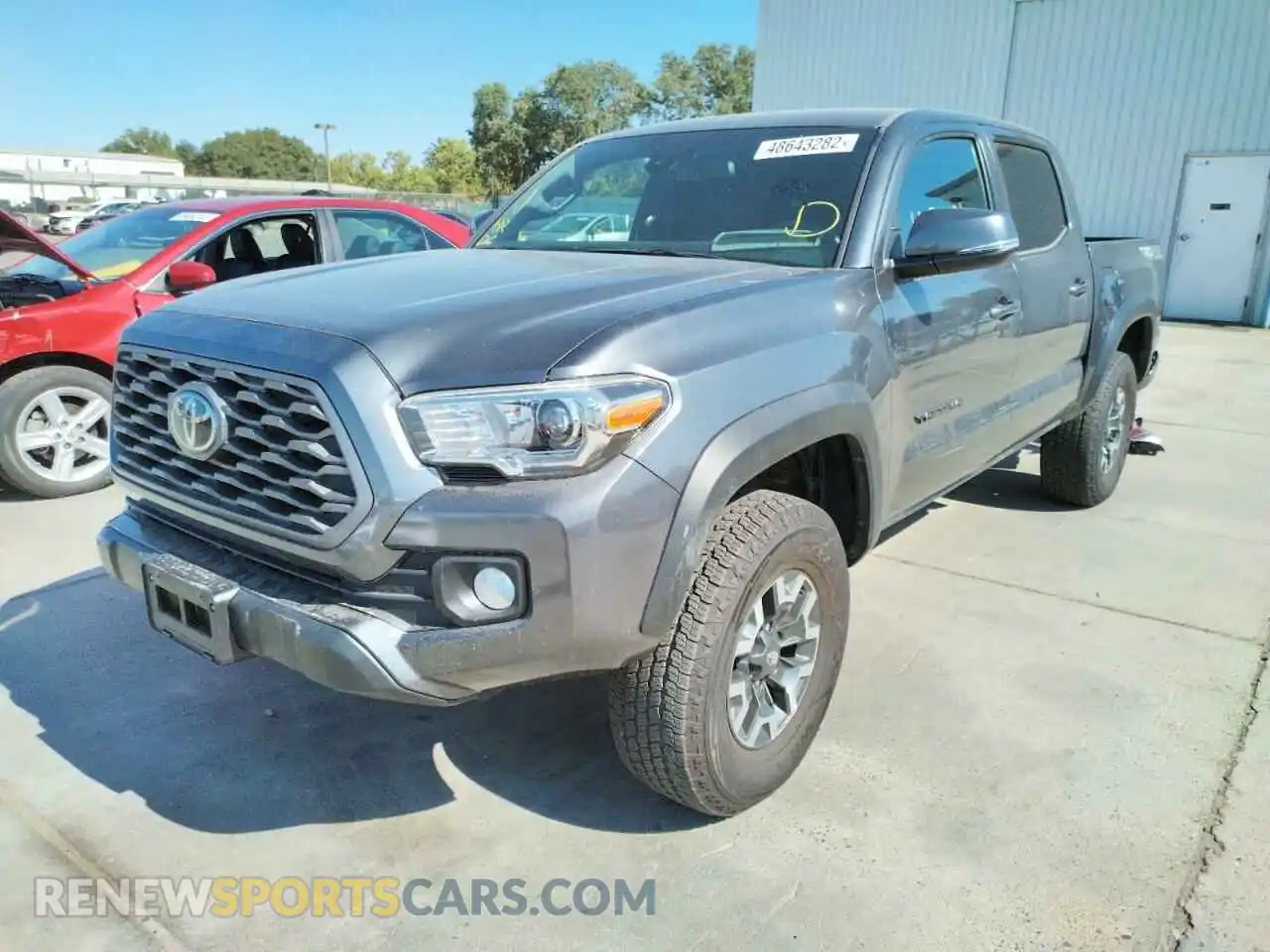 2 Photograph of a damaged car 3TMCZ5AN0MM403473 TOYOTA TACOMA 2021