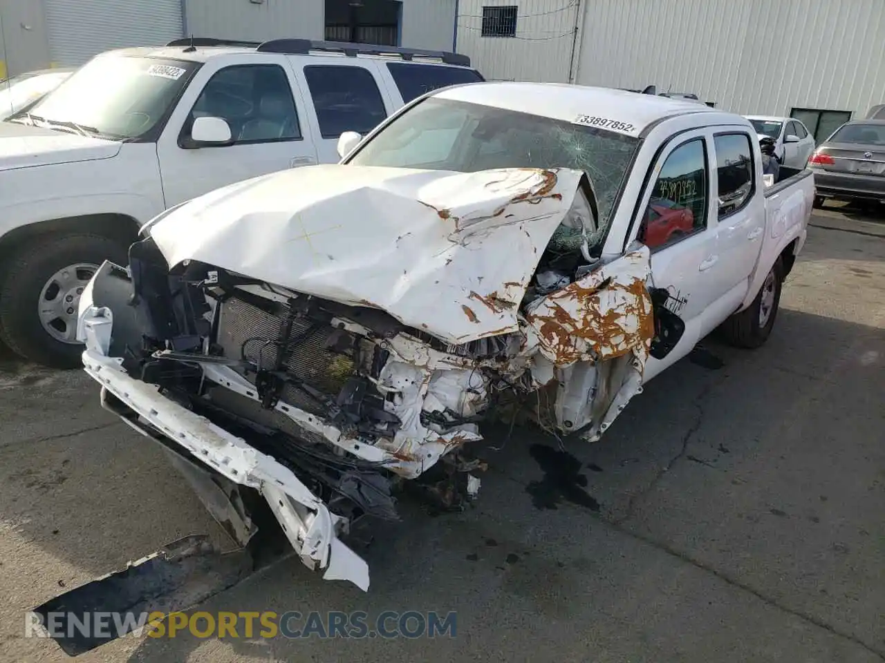 2 Photograph of a damaged car 3TMCZ5AN2MM437656 TOYOTA TACOMA 2021