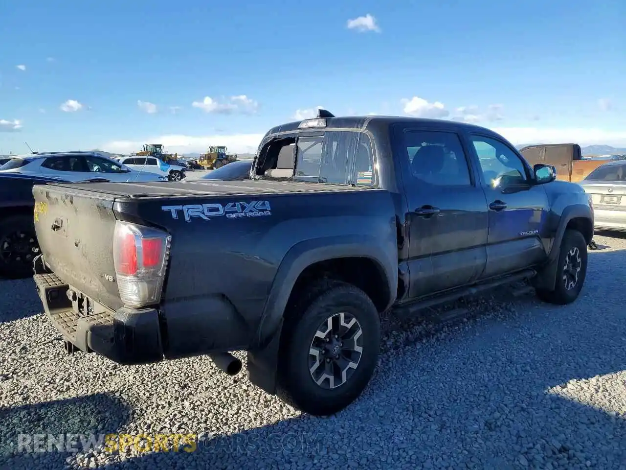 3 fotografías del automóvil dañado 3TMCZ5AN8MM451822 TOYOTA TACOMA 2021