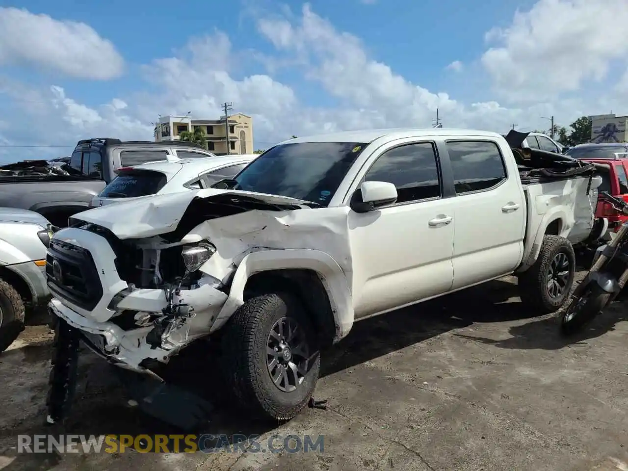 1 Photograph of a damaged car 3TYAX5GN1MT010686 TOYOTA TACOMA 2021