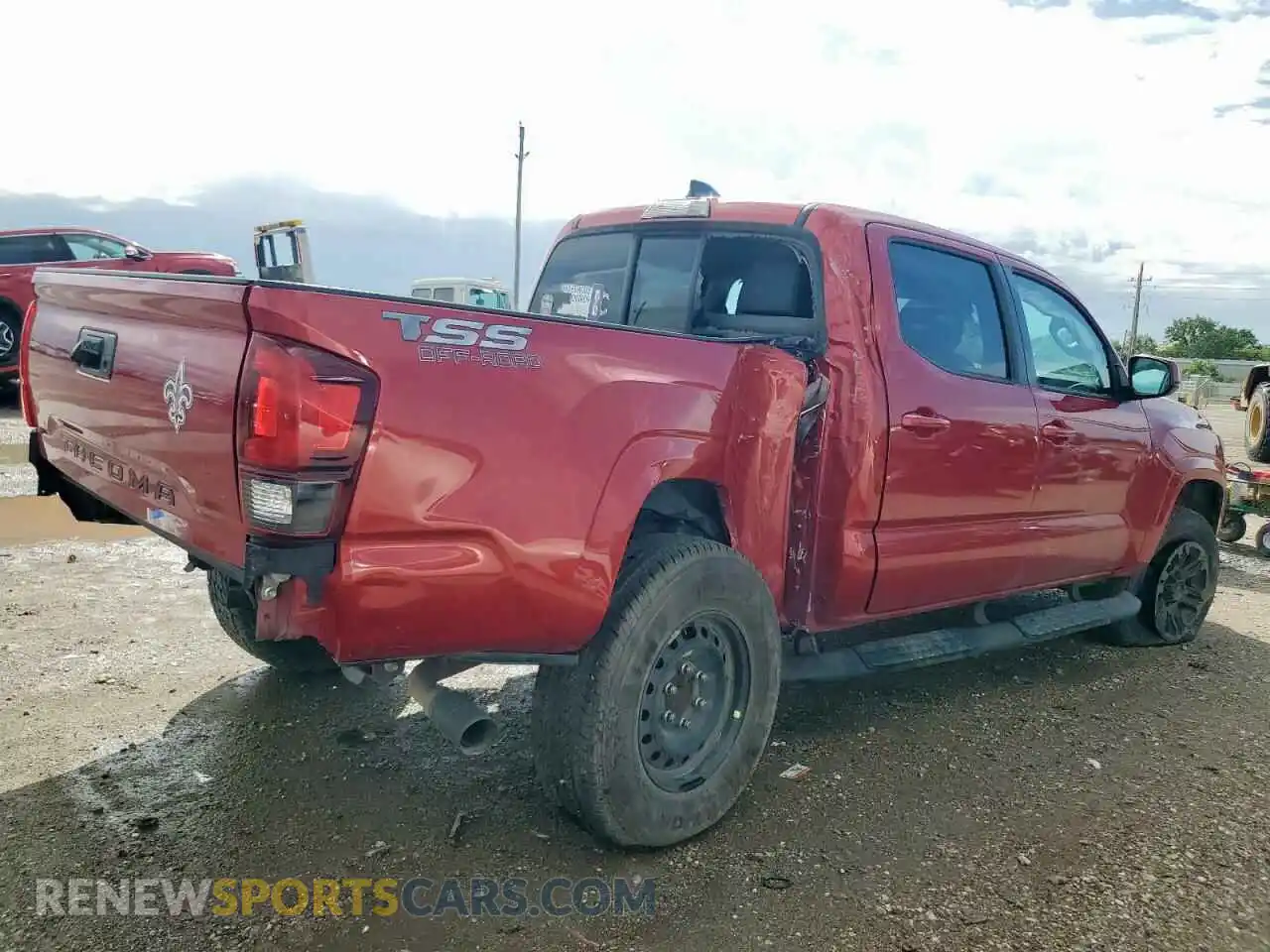 3 fotografías del automóvil dañado 3TYAX5GN1MT011997 TOYOTA TACOMA 2021