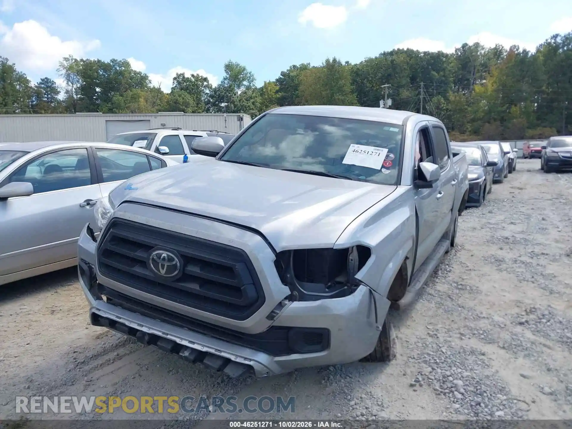 2 Photograph of a damaged car 3TYAX5GN3MT024914 TOYOTA TACOMA 2021