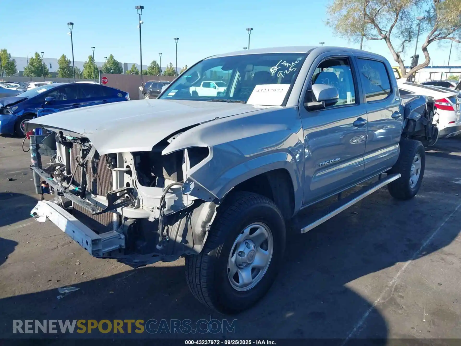 2 Photograph of a damaged car 3TYAX5GN5MT012747 TOYOTA TACOMA 2021