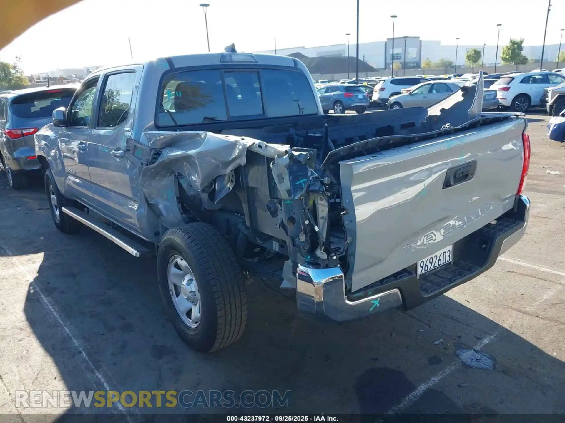 3 Photograph of a damaged car 3TYAX5GN5MT012747 TOYOTA TACOMA 2021