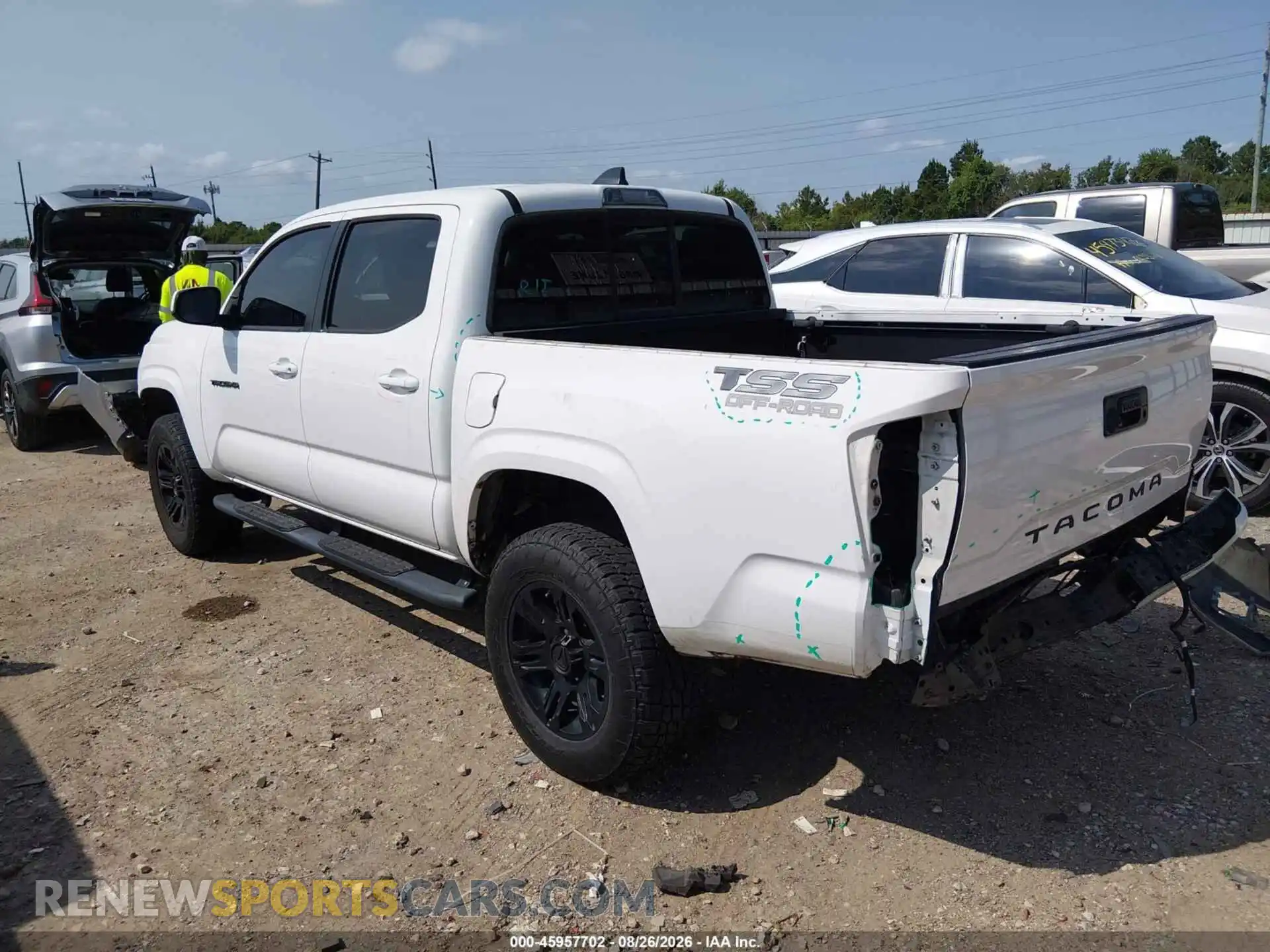 3 fotografías del automóvil dañado 3TYAX5GN5MT016748 TOYOTA TACOMA 2021