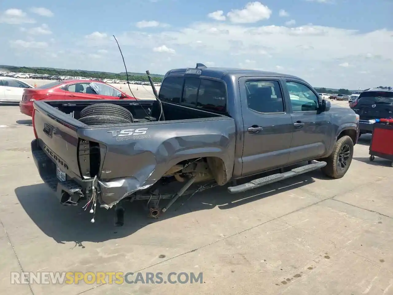 3 Photograph of a damaged car 3TYAX5GN8MT018185 TOYOTA TACOMA 2021