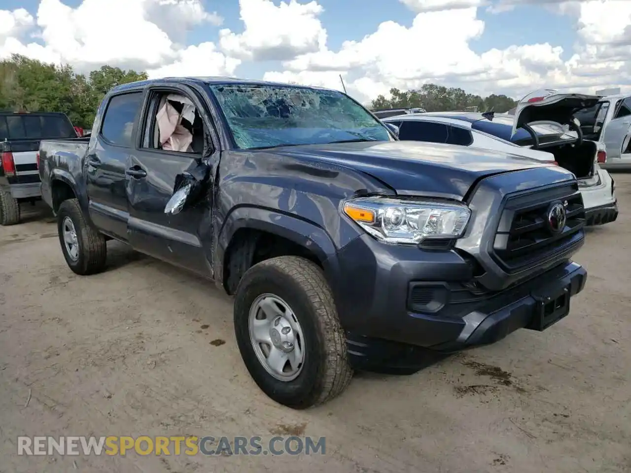 1 Photograph of a damaged car 3TYAX5GNXMT020665 TOYOTA TACOMA 2021