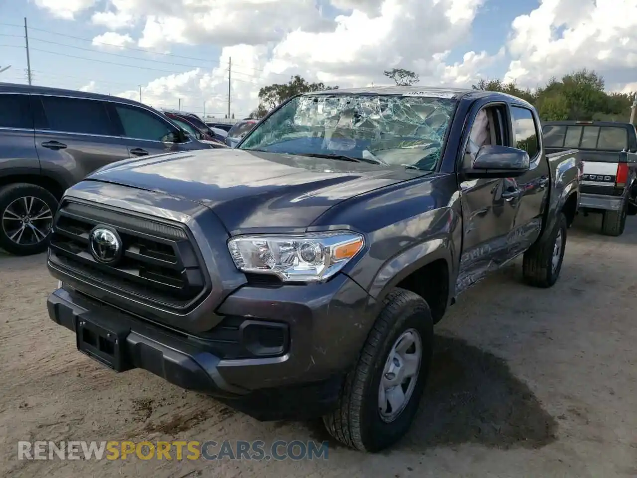 2 Photograph of a damaged car 3TYAX5GNXMT020665 TOYOTA TACOMA 2021