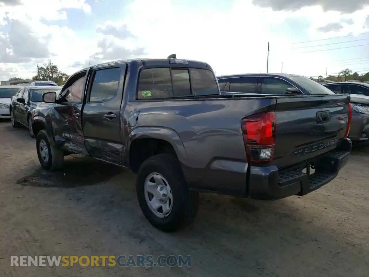 3 Photograph of a damaged car 3TYAX5GNXMT020665 TOYOTA TACOMA 2021