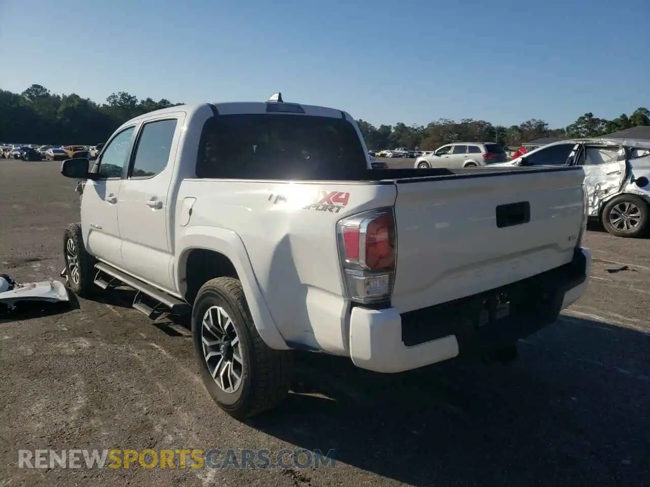 3 Photograph of a damaged car 3TYCZ5AN0MT012702 TOYOTA TACOMA 2021