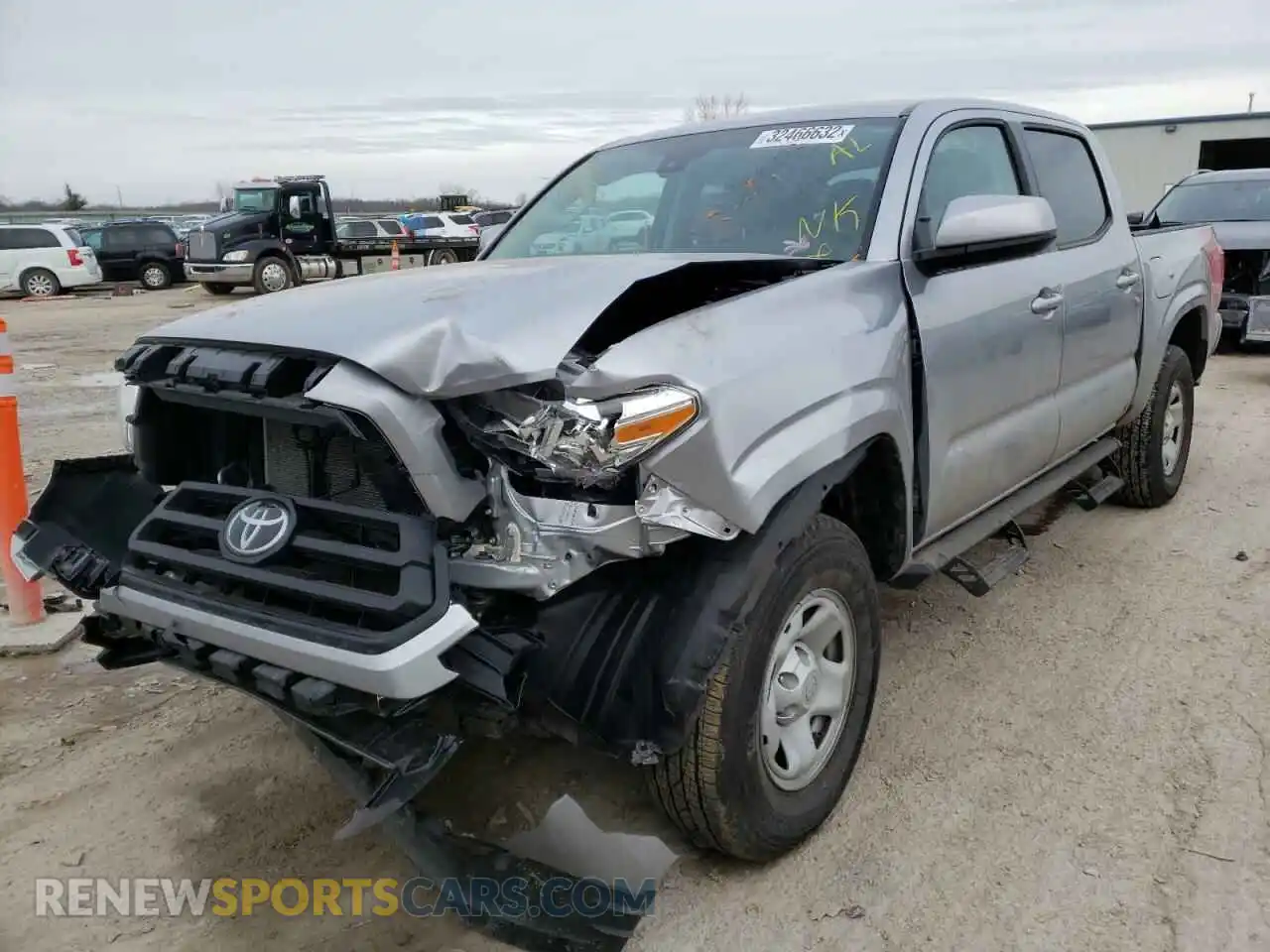 2 Photograph of a damaged car 3TYCZ5AN2MT045507 TOYOTA TACOMA 2021