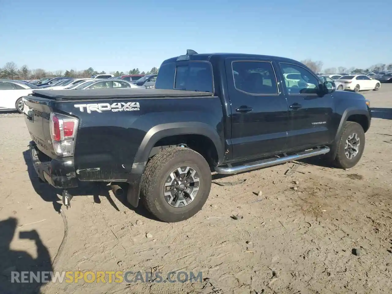 3 fotografías del automóvil dañado 3TYCZ5AN8MT029330 TOYOTA TACOMA 2021
