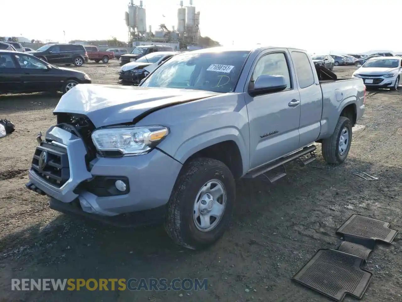 2 Photograph of a damaged car 3TYRX5GN0MT008530 TOYOTA TACOMA 2021