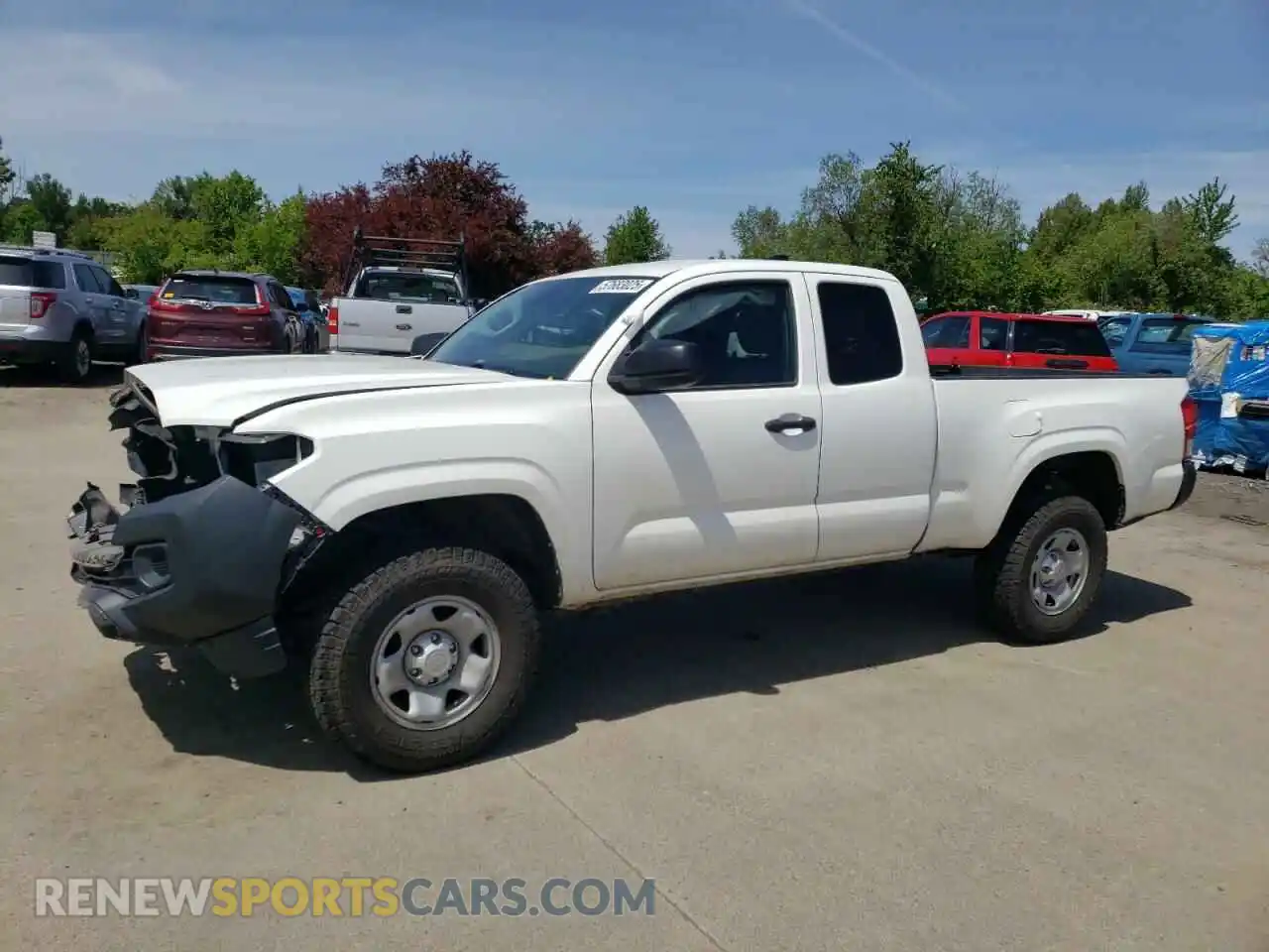 1 fotografías del automóvil dañado 3TYSX5EN4MT006106 TOYOTA TACOMA 2021