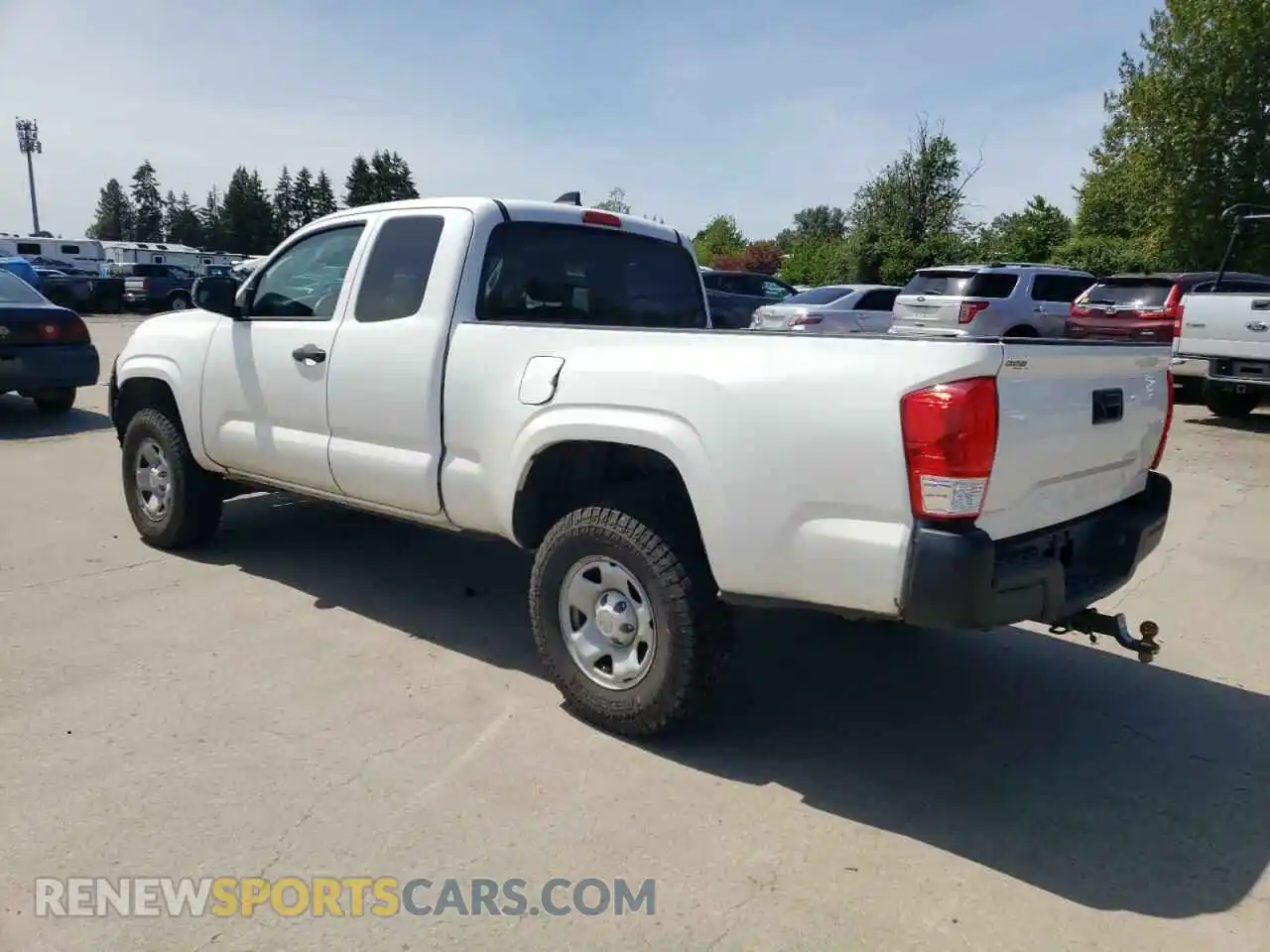 2 fotografías del automóvil dañado 3TYSX5EN4MT006106 TOYOTA TACOMA 2021