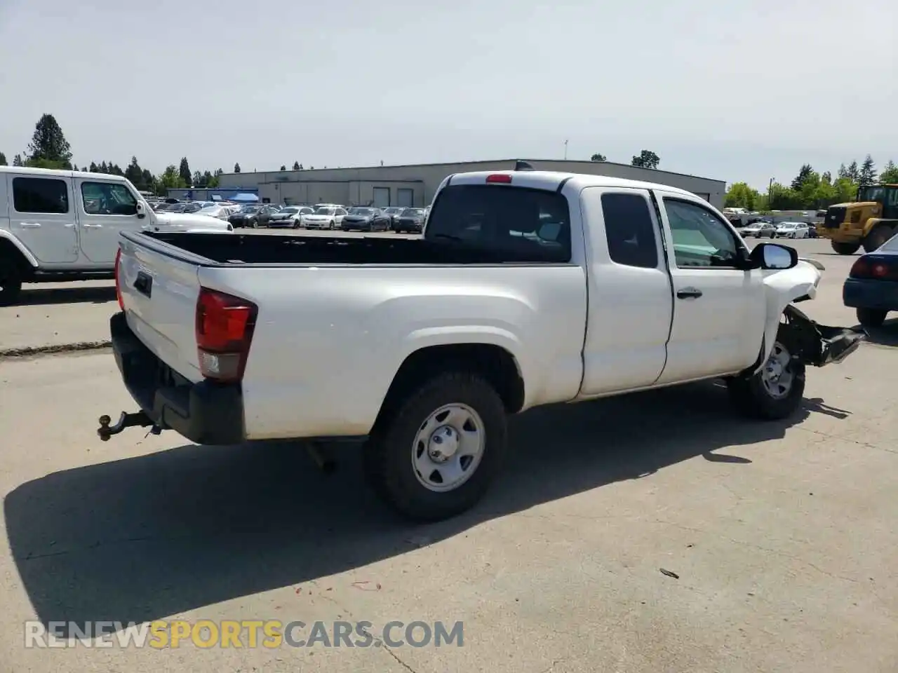 3 fotografías del automóvil dañado 3TYSX5EN4MT006106 TOYOTA TACOMA 2021
