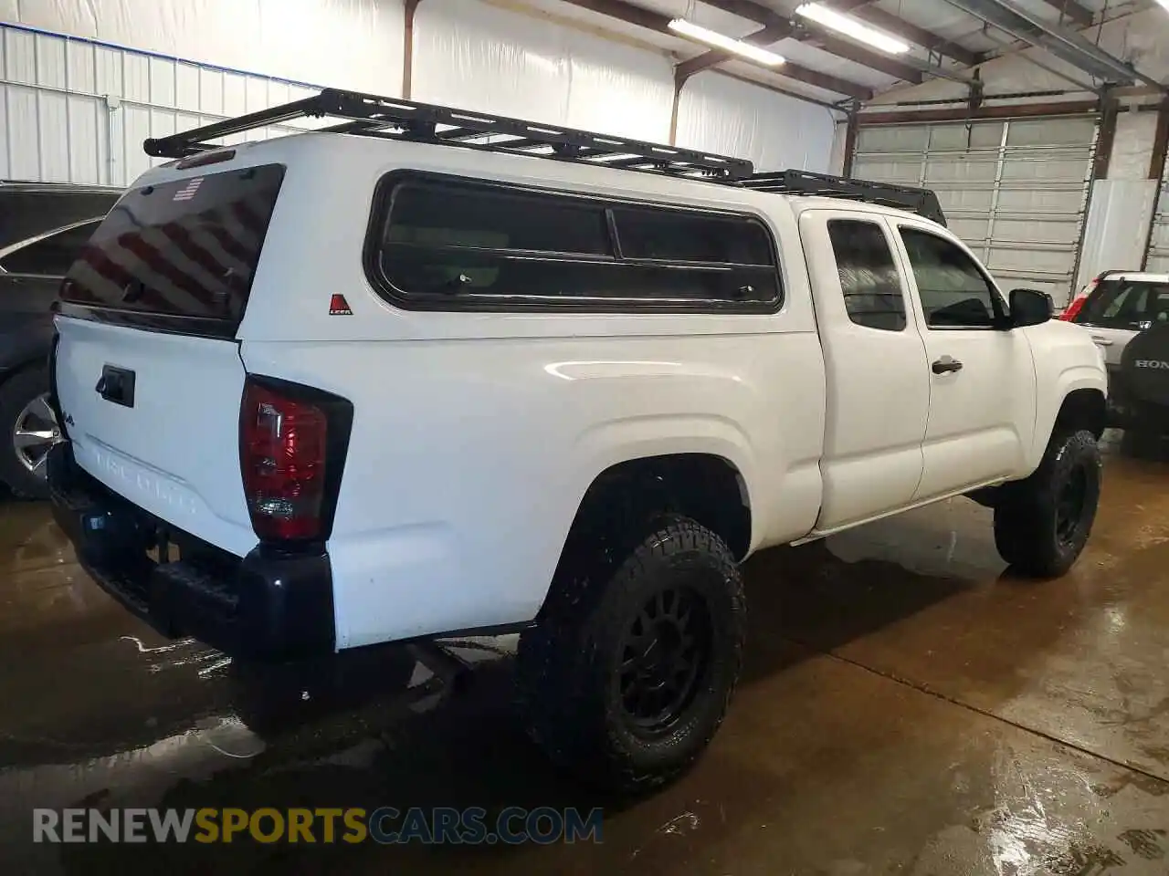 3 fotografías del automóvil dañado 3TYSX5EN5MT004655 TOYOTA TACOMA 2021