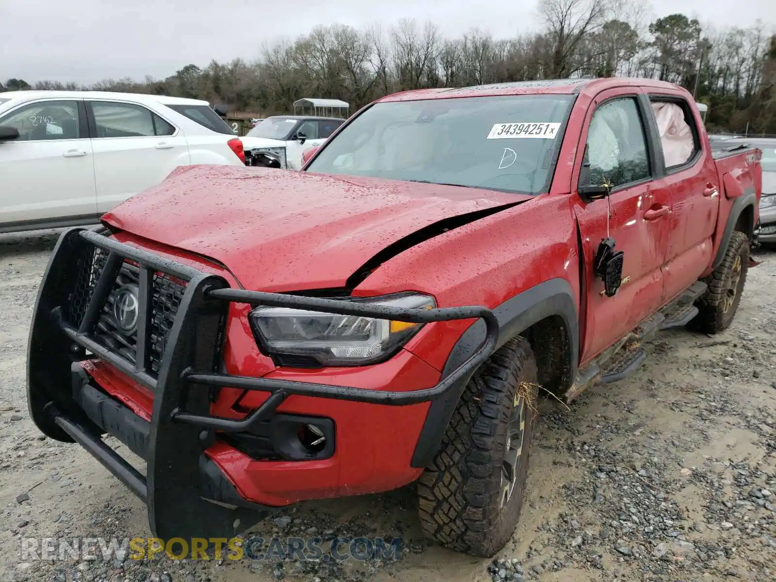 2 Photograph of a damaged car 5TFCZ5AN6MX252536 TOYOTA TACOMA 2021
