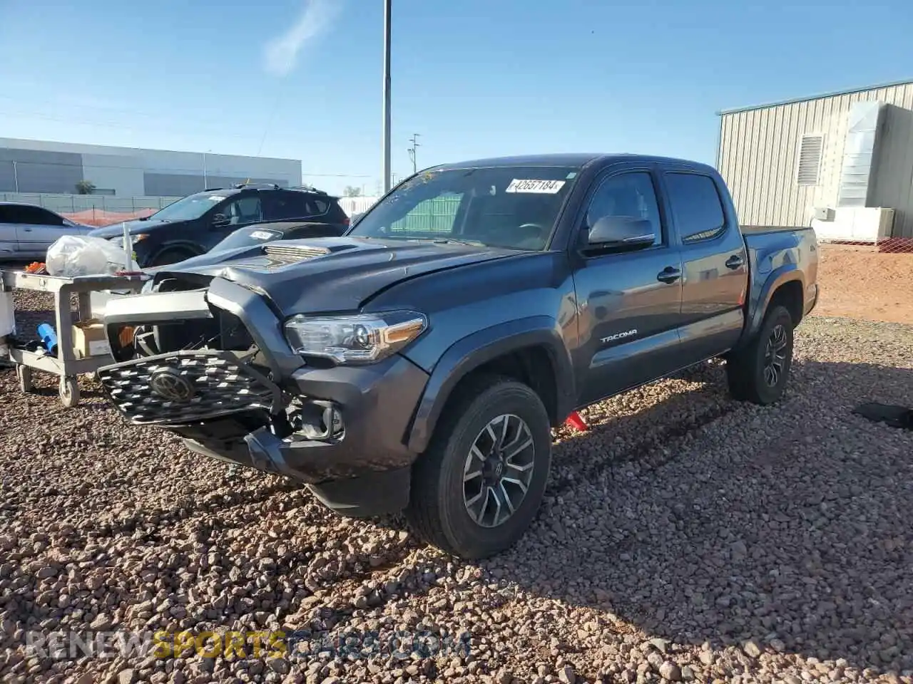 1 Photograph of a damaged car 3TMAZ5CN9NM163586 TOYOTA TACOMA 2022