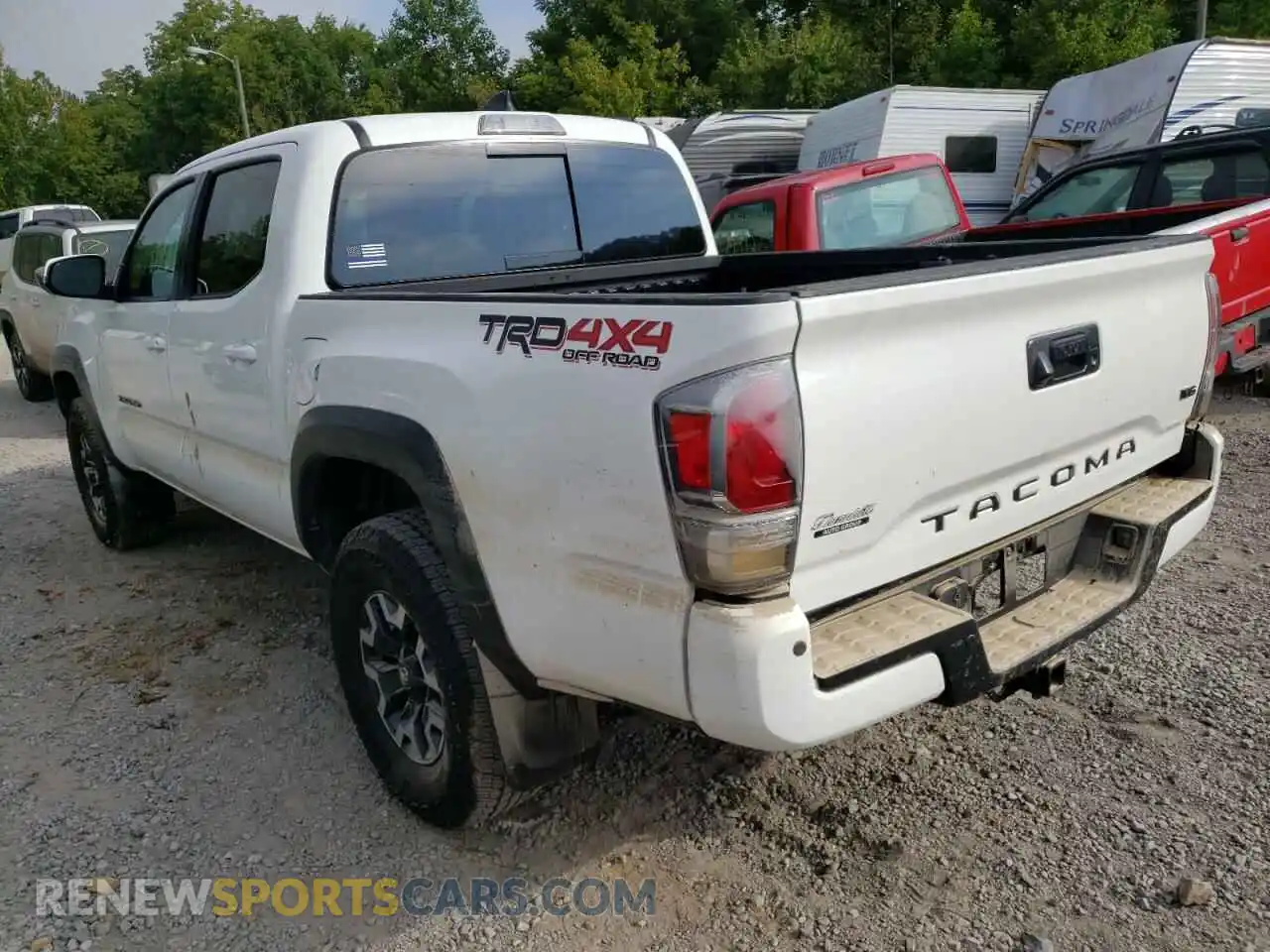 3 fotografías del automóvil dañado 3TYCZ5AN1NT056421 TOYOTA TACOMA 2022