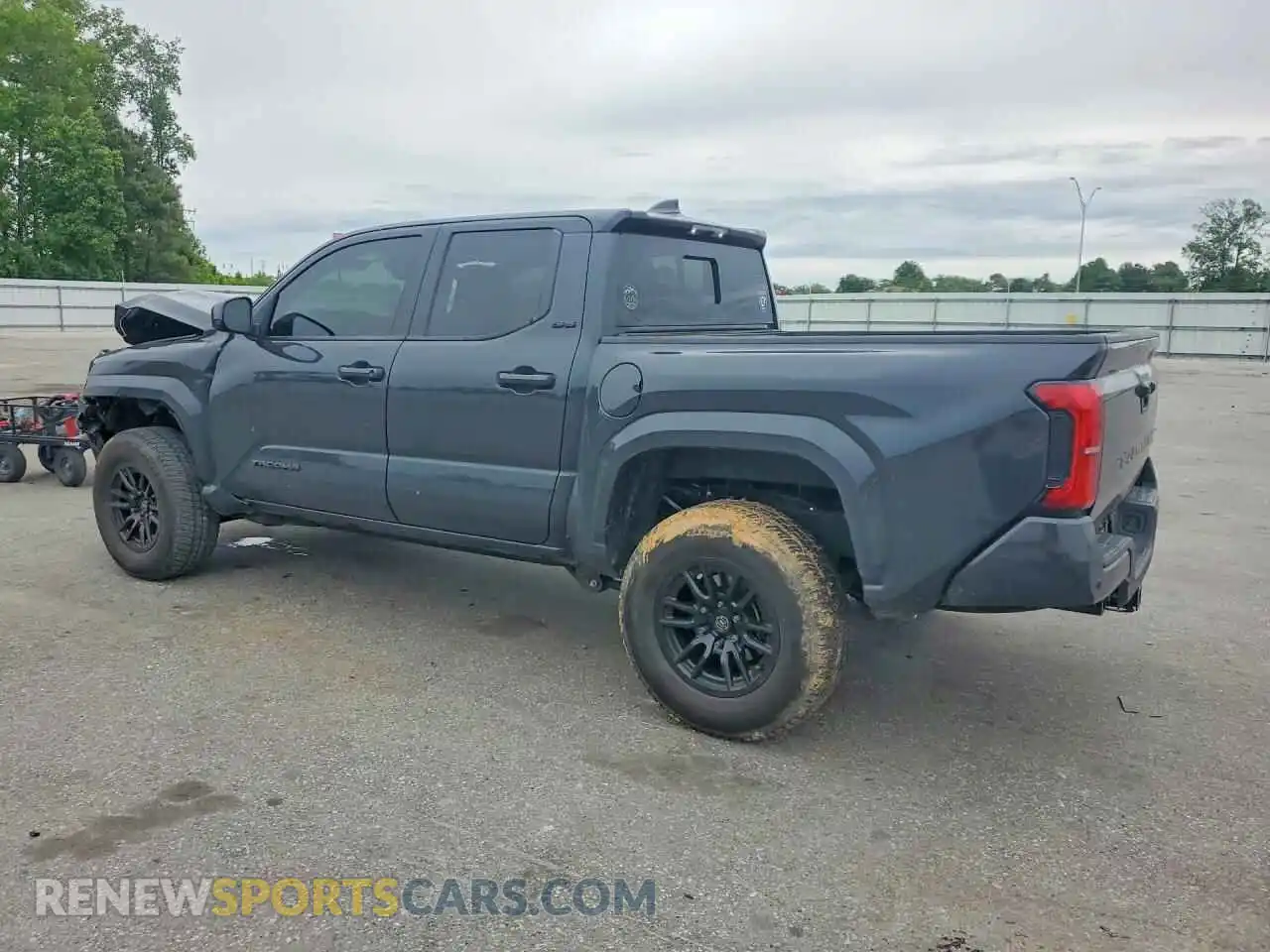 2 fotografías del automóvil dañado 3TYKB5FN0RT004339 TOYOTA TACOMA 2024