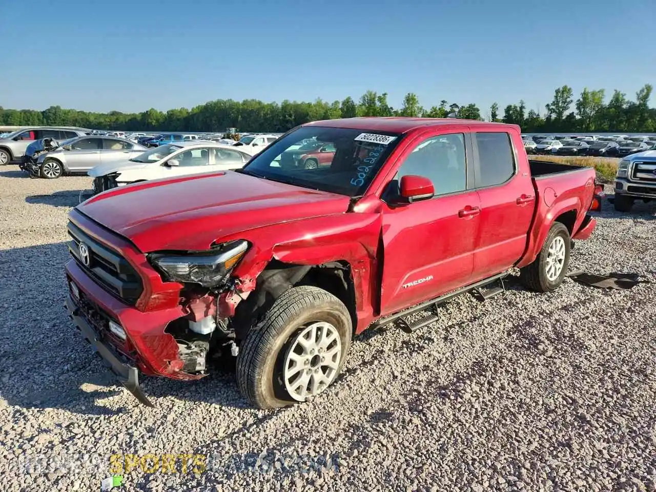 1 Photograph of a damaged car 3TYKB5FN5RT012162 TOYOTA TACOMA 2024