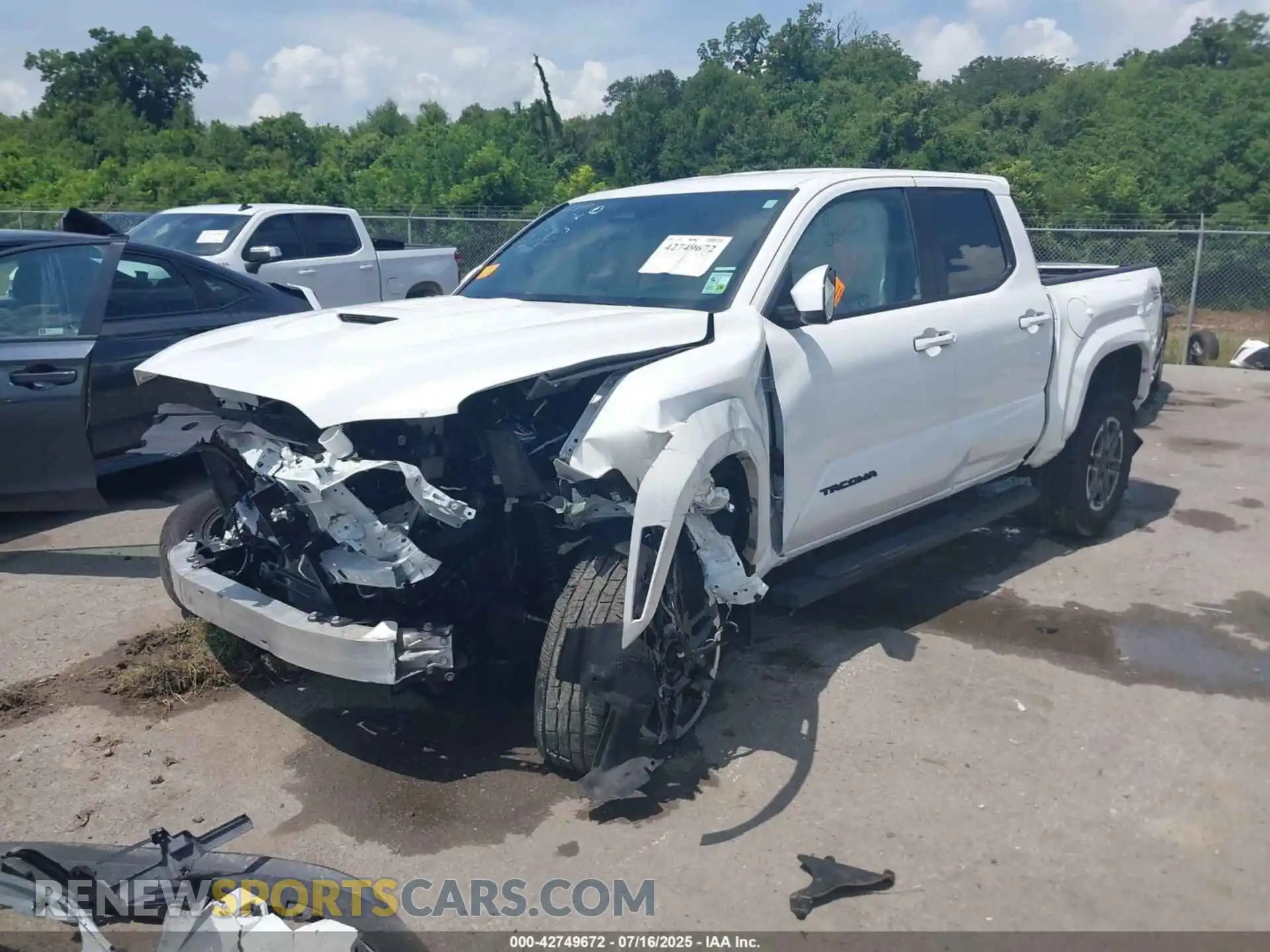 2 Photograph of a damaged car 3TYKB5FN6RT000375 TOYOTA TACOMA 2024