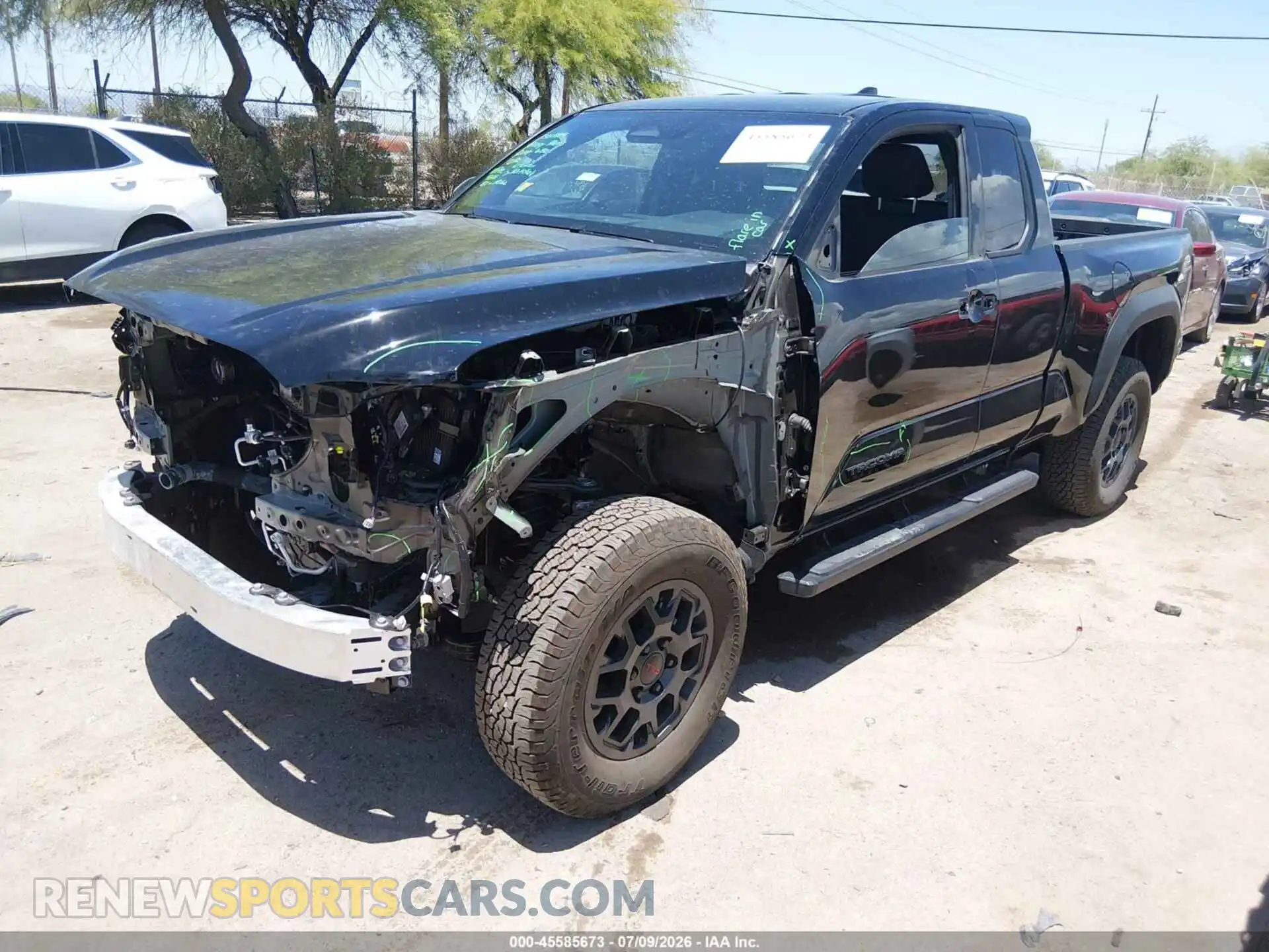 2 Photograph of a damaged car 3TYJBAFN7ST021682 TOYOTA TACOMA 2025