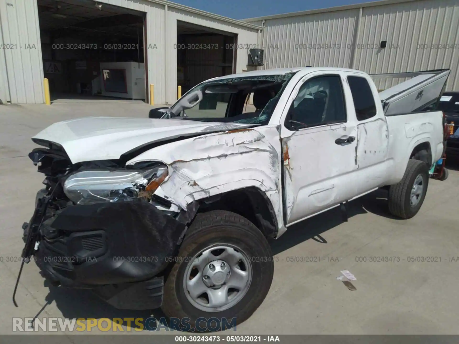 2 Photograph of a damaged car 3TYRX5GN2MT006794 TOYOTA TACOMA 2WD 2021