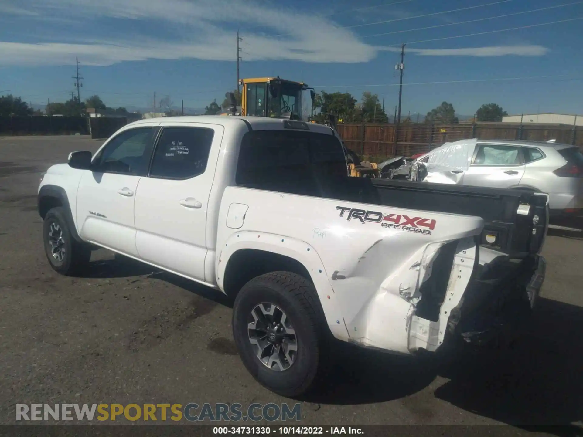 3 fotografías del automóvil dañado 3TMCZ5AN2MM427158 TOYOTA TACOMA 4WD 2021