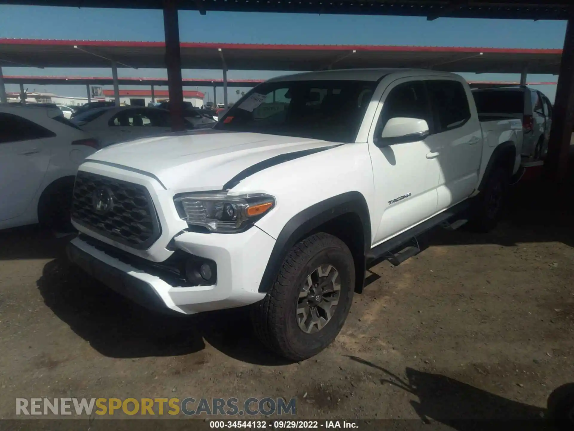 2 Фотография поврежденного автомобиля 3TMCZ5AN2MM445076 TOYOTA TACOMA 4WD 2021