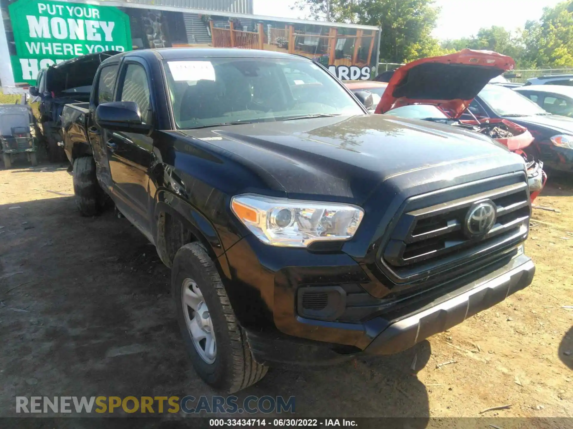 1 fotografías del automóvil dañado 3TMCZ5AN2MM449113 TOYOTA TACOMA 4WD 2021