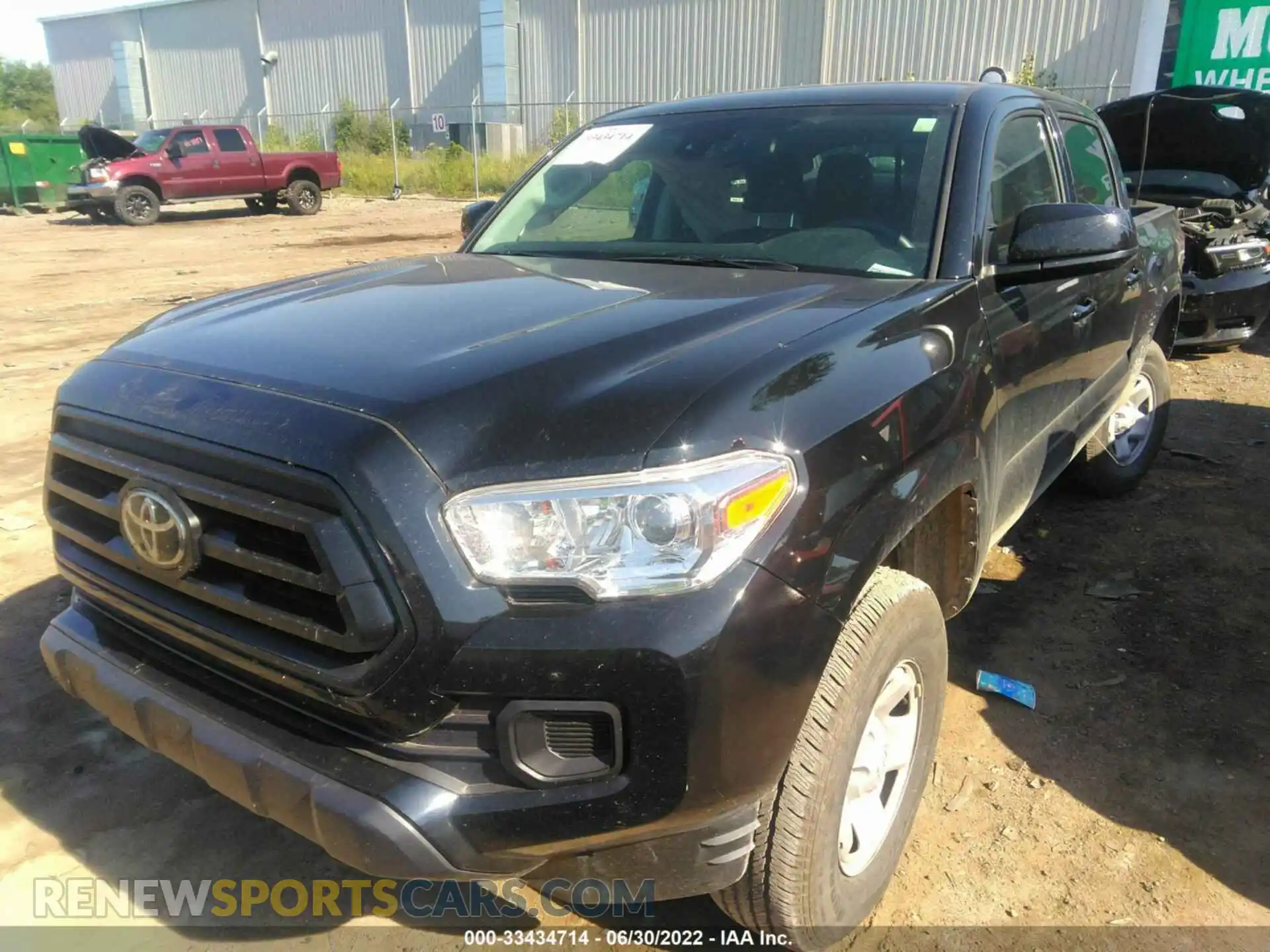 2 fotografías del automóvil dañado 3TMCZ5AN2MM449113 TOYOTA TACOMA 4WD 2021