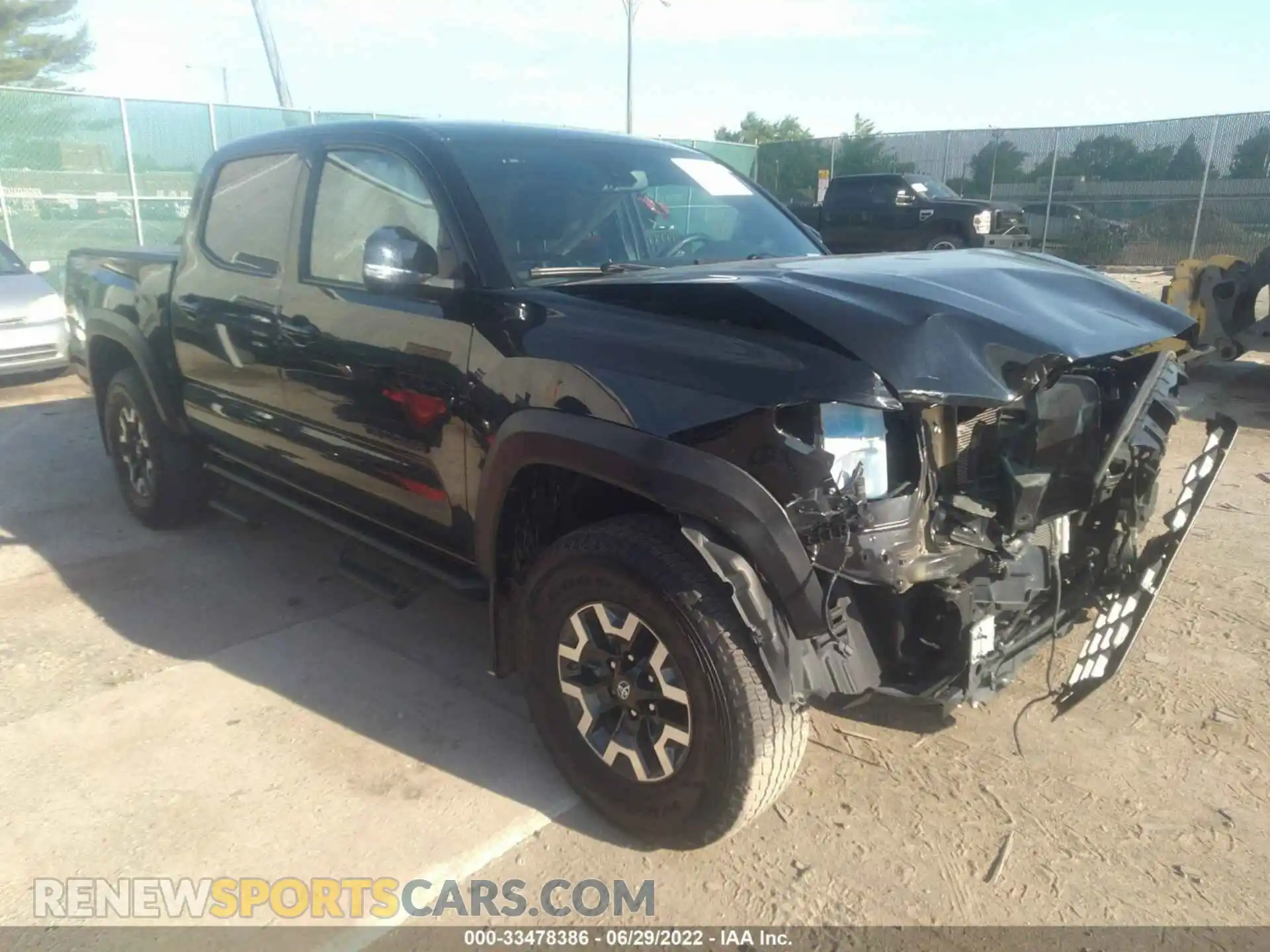 1 fotografías del automóvil dañado 3TMCZ5AN3MM392047 TOYOTA TACOMA 4WD 2021