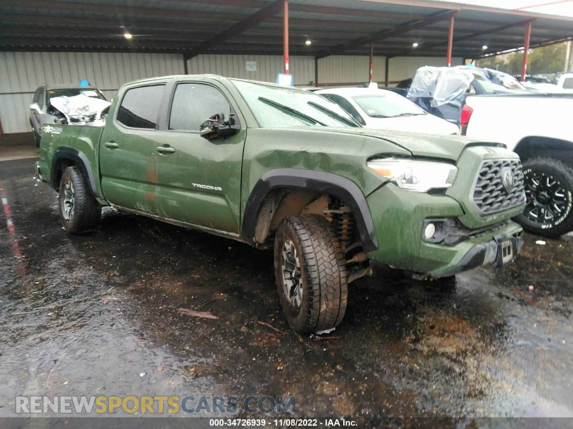 1 Фотография поврежденного автомобиля 3TMCZ5AN3MM415973 TOYOTA TACOMA 4WD 2021