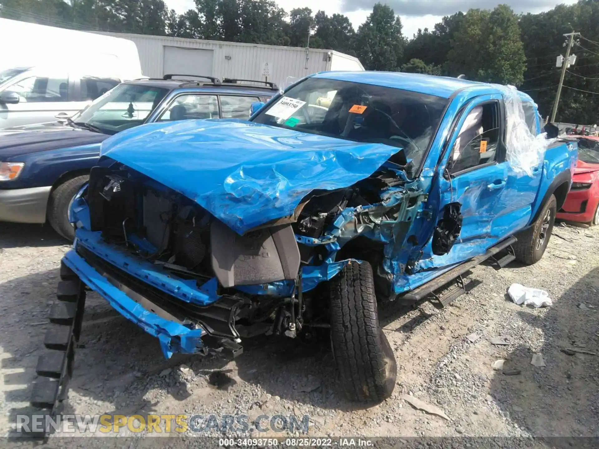2 Фотография поврежденного автомобиля 3TMCZ5AN3MM417822 TOYOTA TACOMA 4WD 2021