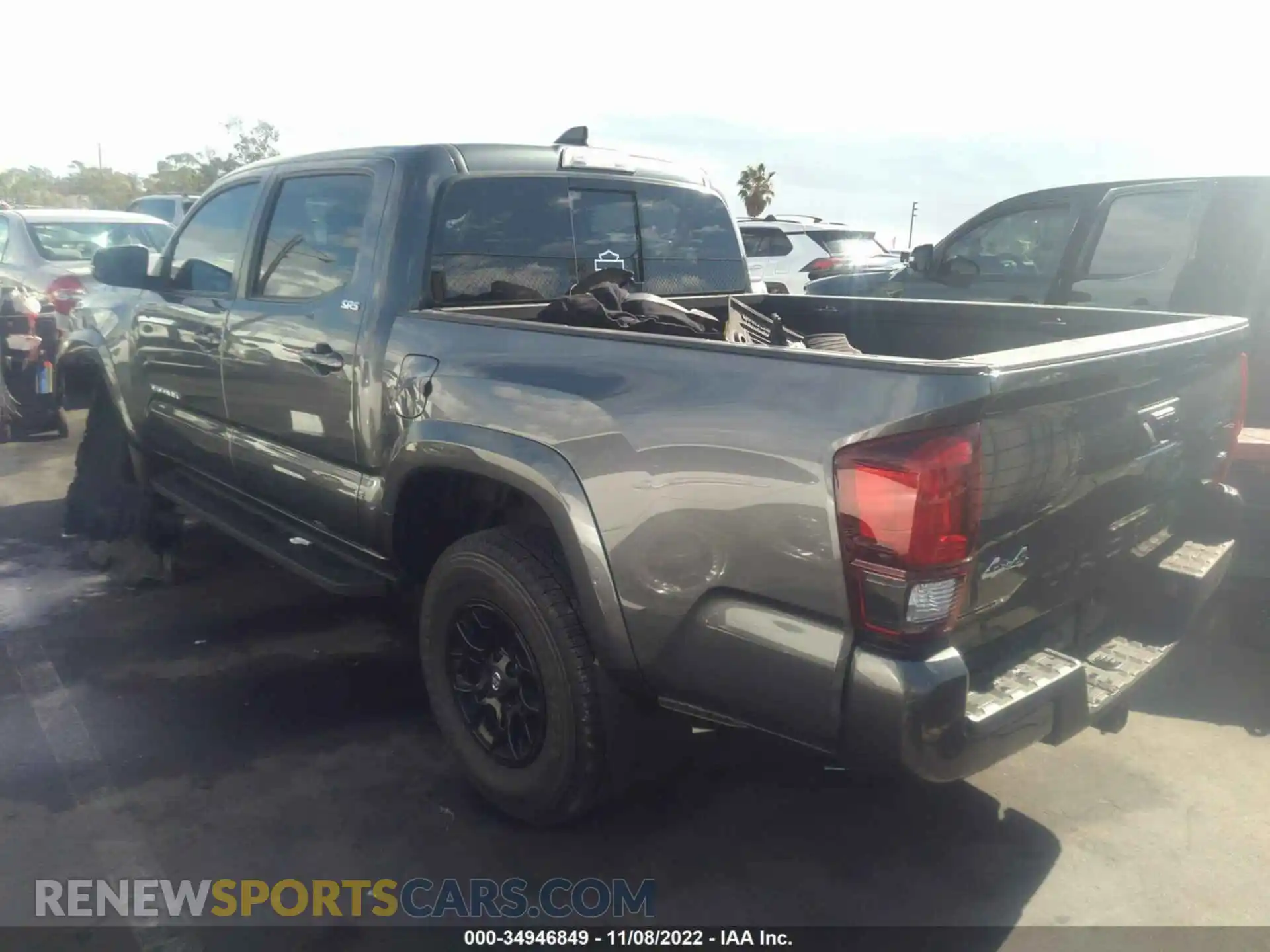 3 fotografías del automóvil dañado 3TMCZ5AN3MM452232 TOYOTA TACOMA 4WD 2021